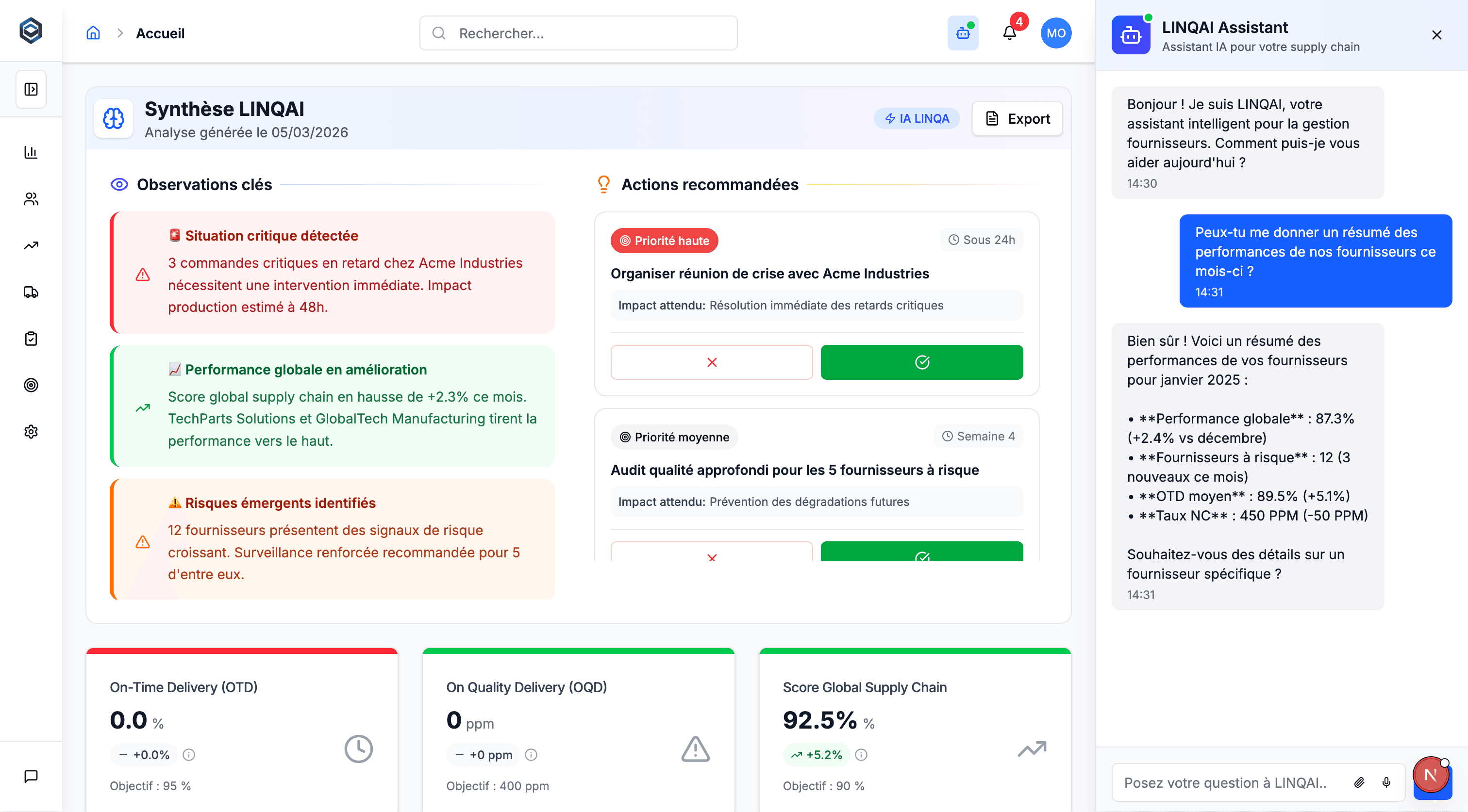 Infographie comparant 'Avant' un flux de données chaotique et complexe et 'Après' une solution unifiée et efficace.