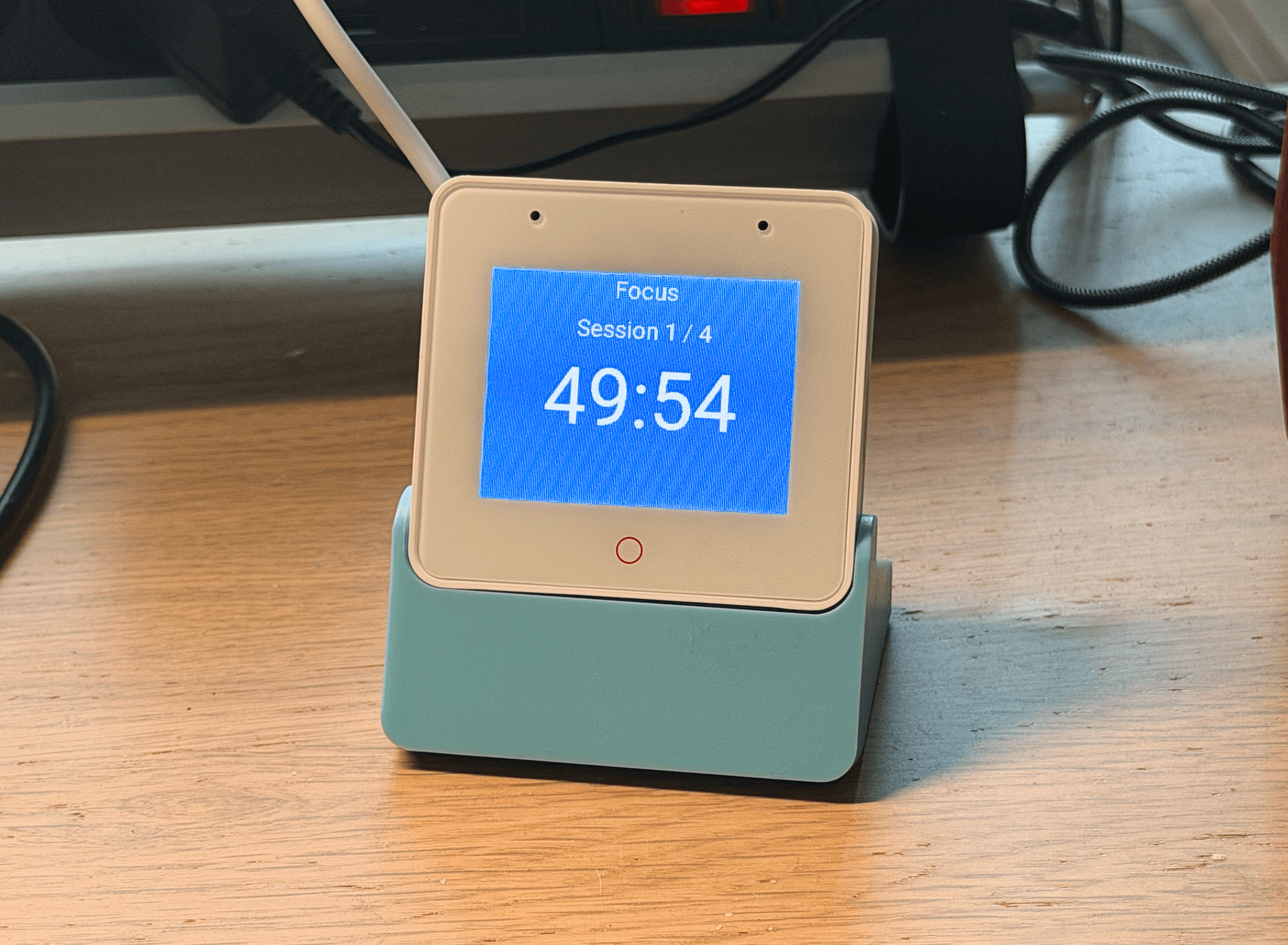 Le Pomodoro ESP32 en situation